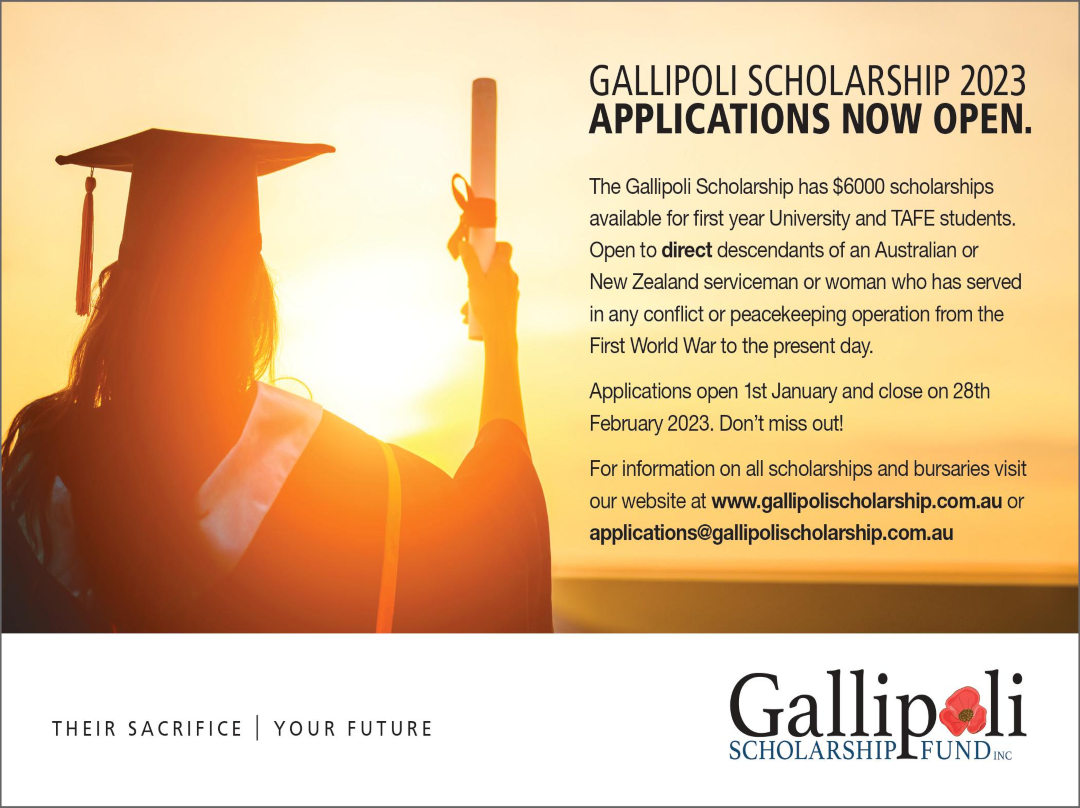 GALLIPOLI SCHOLARSHIP Campbelltown RSL